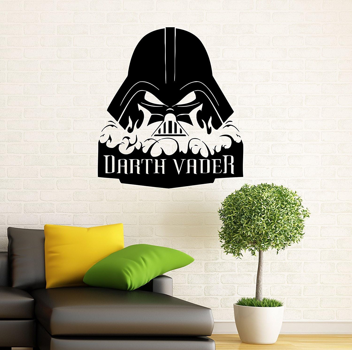Download Amazon Com Star Wars Universe Wall Decal Darth Vader Logo Vinyl Sticker Interior Home Art Murals Bedroom Wall Decor 25s01w Home Kitchen