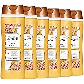 Suave Moisturizing Body Wash, with Milk & Honey and Vitamin E Extract, No Parabens, No Phtahaltes, 18 Oz Pack of 6