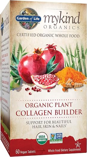 Garden of Life – mykindのOrganicsの有機性植物のコラーゲンの建築者 – 60 の菜食主義者 Tablet(s)
