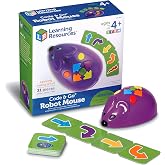 Learning Resources Code &amp; Go Robot Mouse | Screen-Free Coding Robot Toy, Early Programming for Kids, STEM Robotics Toy, Ages 4+
