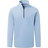 M MAELREG Quarter Zip Pullover Men Stretch Performance Mock Neck Moisture Wicking Golf 1/4 Zip Pullover Mens Sweatshirt