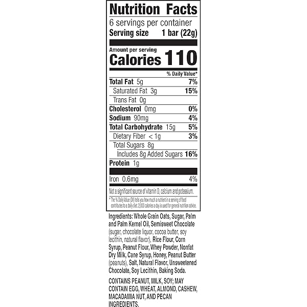 NATURE VALLEY CRUNCHY DIPPED GRANOLA SQUARES, PEANUT BUTTER CHOCOLATE, 6 COUNT, 4.68 OZ