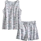 PNAEONG Women Cotton Sleepwear Short Sets Tank&Short Pajamas Sets XTSY208