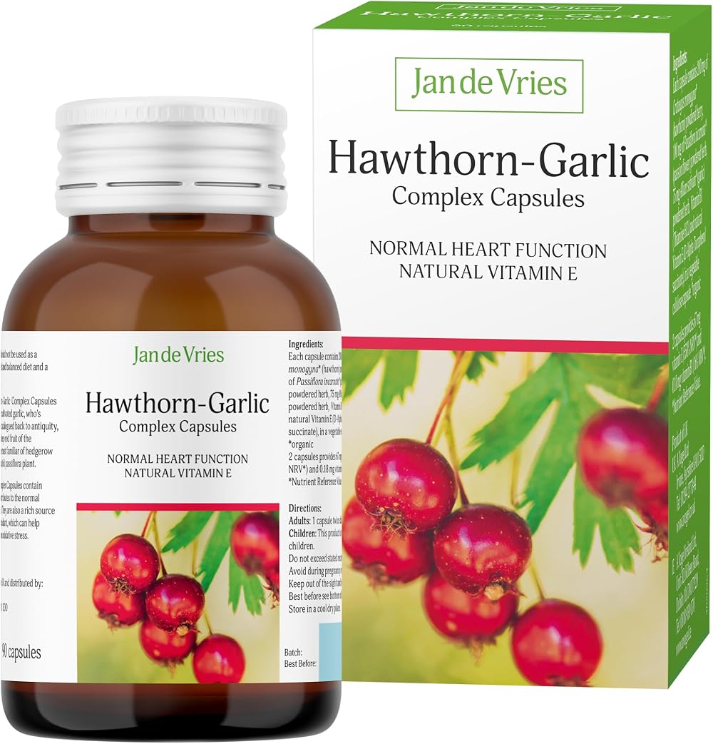 A.Vogel Jan de Vries Hawthorn-Garlic Complex 90 Capsules