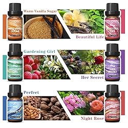HIQILI Women Fragrance Qil 6x10ml, Essential Oils