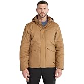 Timberland PRO Men's Ironhide Hooded Insulated Jacket, Dark Wheat, X-Large
