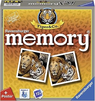 Ravensburger 26631 Raubkatzen Memory Amazon De Spielzeug