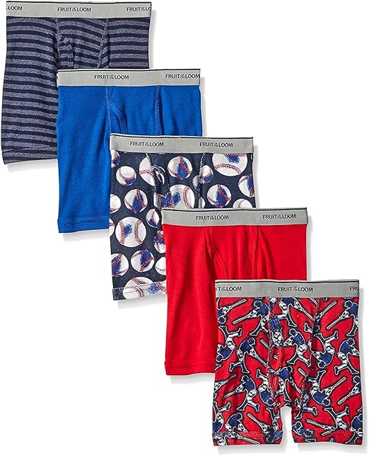 Amazon Com Fruit Of The Loom Boys Boxer Brief Exposed And