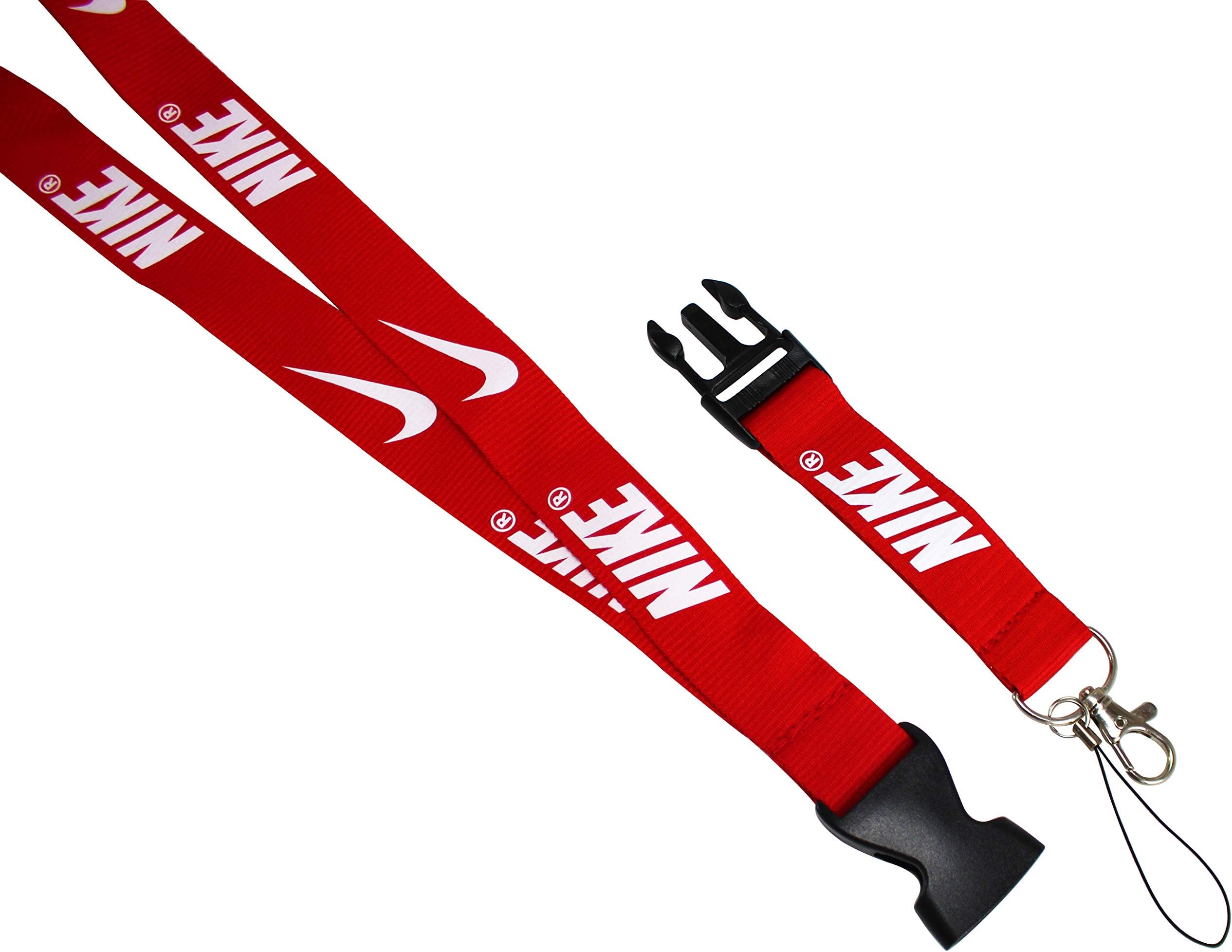 Lanyard for Keys, Cute Red Lanyard Phone Lanyard Keychain Lanyard ID Badge Holder Lanyard for Kids Men