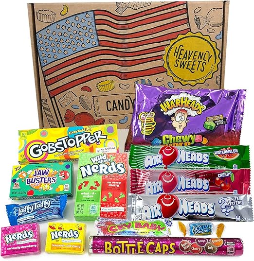 Heavenly Sweets Panier Gourmand Bonbons Americains Assortiment Vegane Usa Noel Anniversaire Boite Cadeau De Saint Valentin Boite Carton Vintage Prete A Offrir 13 Pcs Amazon Fr Epicerie Heavenly Sweets Panier Gourmand Bonbons Americains Assortiment Vegane Usa Noel Anniversaire Boite Cadeau De Saint Valentin Boite Carton Vintage Prete A Offrir 13 Pcs Amazon Fr Epicerie