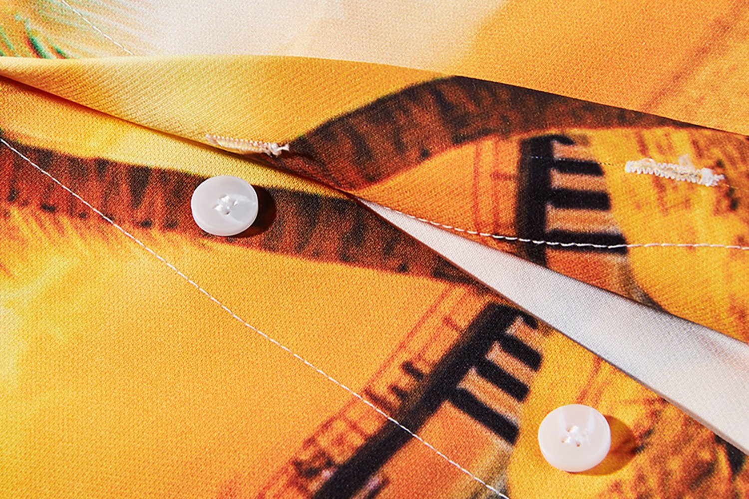 TUONROAD Adult Casual Youth Traditional Tropic Aloha Hawaiian Luau Shirt Adult Vintage Button Down Shirt Yellow Gold Blue White Short Sleeve Shirt Vintage Hawaiian Shirts,Beach-O