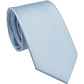 ZENXUS Extra Long Solid Tie for Men Big and Tall, 63 or 70 inch XL Plain Ties