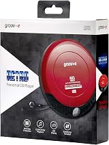 Groov-e Retro Compact CD Player Red - Anti-Skip, Programmable Tracks, Earphones view 3
