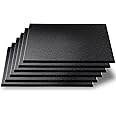 CyclingDeal 5/8" Thick High-Density Gym Floor Mats Tiles - 6 Pack 19.7”x19.7” Rubber Exercise Workout Equipment Ground Shock Absorbing Mat for Home Gym Garage