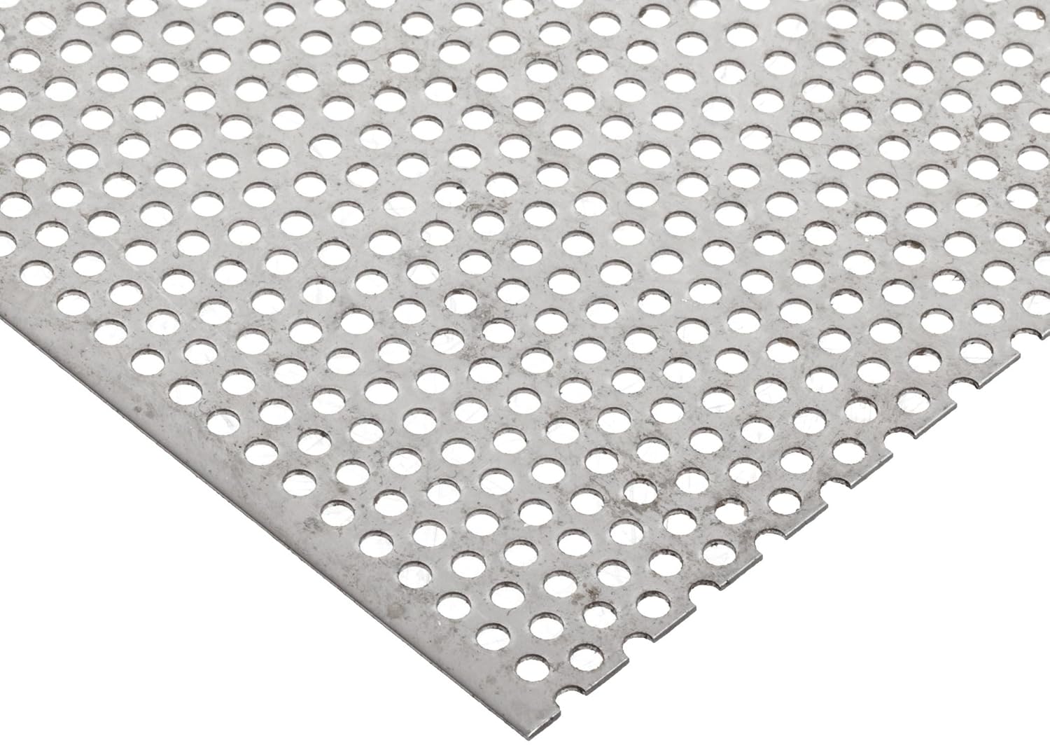 18 Gauge Finish Staggered 0.125 Holes 12 Width 304 Stainless Steel