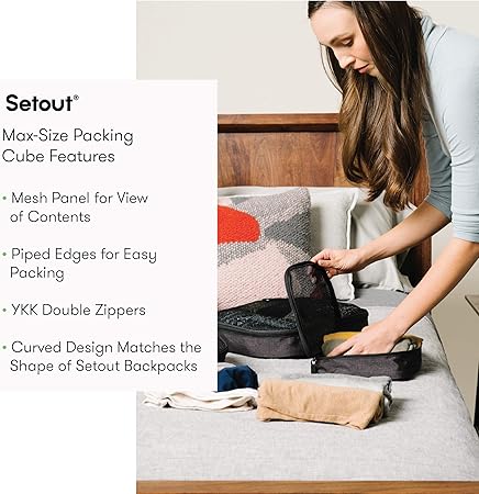 setout packing cubes