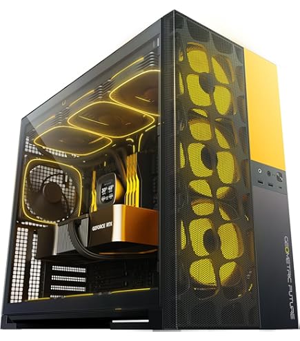 Amazon.com: Geometric Future M5 Tempered Glass Mid Tower, E