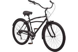 Schwinn Cruiser Bike, 26 Inch Bike for Women and Men, Beach Cruiser Bicycle, Linear Pull Brakes, Comfortable Padded Seat, Upright Riding Position, Adult Bicycle