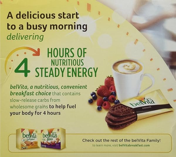 BELVITA CHOCOLATE BREAKFAST BISCUITS, 8.8 OUNCE (PACK OF 4)