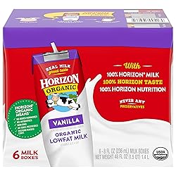 Horizon Organic, Milk Low-Fat Vanilla Organic, 8 Fl