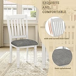 XD Designs Farmhouse Rustic 7-Piece Dining Table