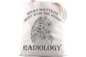 JNIAP Rad Tech Gift What Matters Most Is On The Inside RAD Tech Tote Bag Radiologist Nurse Gift