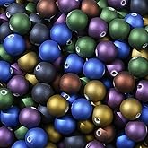 ANCADN 16mm Acrylic Beads 100pcs Dark Color Bead Chunk Bubblegum Beads for Pens for Necklace Jewelry Bracelets DIY Crafts Making (Dark Blue&Green)