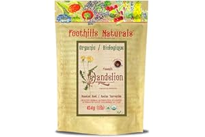 Dandelion Root Roasted Organic - Coffee Substitute, Tea by Foothills Naturals