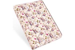 CEEKLIYBEAR Pack and Play Mattress - 38" x 26"- Premium Cotton Fabric Playpen Mattresses, Safety Reinforced Play Yard Mattress - Fits for Graco & Baby Trend & Pamo Babe Playard, Firm Support and Comfort Foam