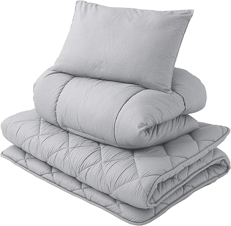 Amazon Co Jp Amazon Co Jp 限定 西川 Nishikawa 布団セット シルバーグレー シングル 凹凸敷布団 掛け布団 枕 セブンデイズ Sevendays Kfgr ホーム キッチン