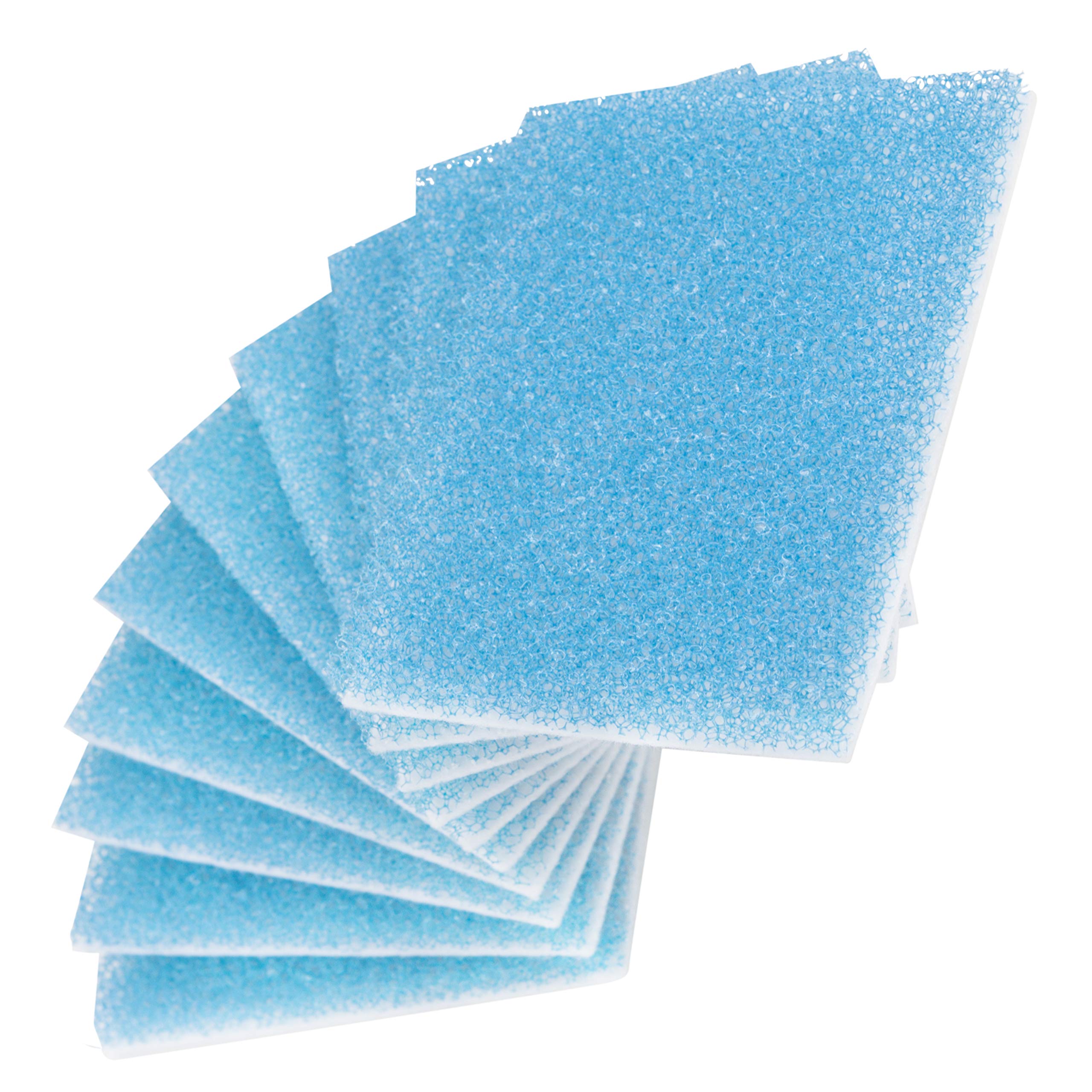 LTWHOME Compatible with Replacement Poly Foam Pad Fit for Fluval C2 Fluval C Clip-On Filter Foam (Pack of 10)