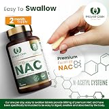 Royal Oak Health NAC 600mg N-Acetyl-Cysteine Vegan 60 Capsules UK Made view 4