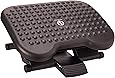 Mind Reader Comfy Rest, Ergonomic Foot, Pressure Relief for Comfort, Back, and Body, 3 Height, Black