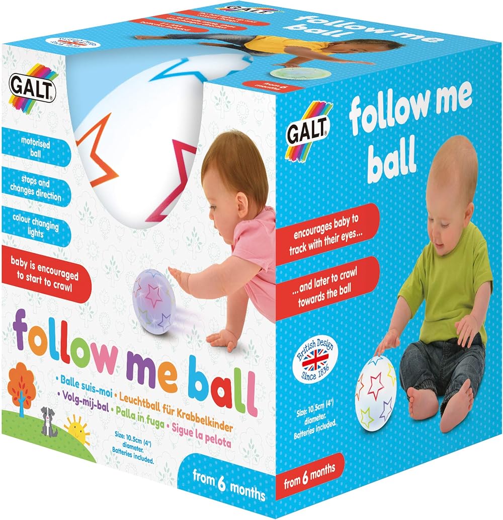 Galt Follow Me Ball Baby Sensory Toy Ages 6 Months Plus