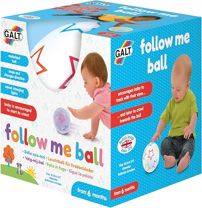 Galt Follow Me Ball Baby Sensory Toy Ages 6 Months Plus