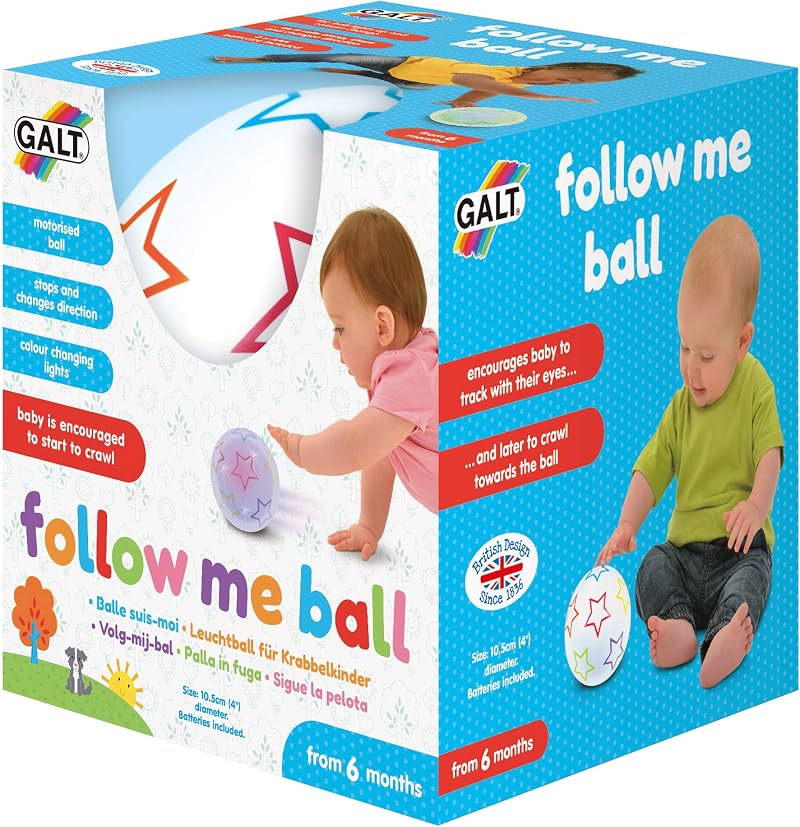 Galt Follow Me Ball Baby Sensory Toy Ages 6 Months Plus