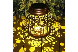 BUWHEEKOKI Solar Lanterns Outdoor Turtle Lantern Garden Decor Waterproof Decor Light Hanging Solar Lights Yard Decor,Gifts for Women Gifts for Mom Gifts for Grandma