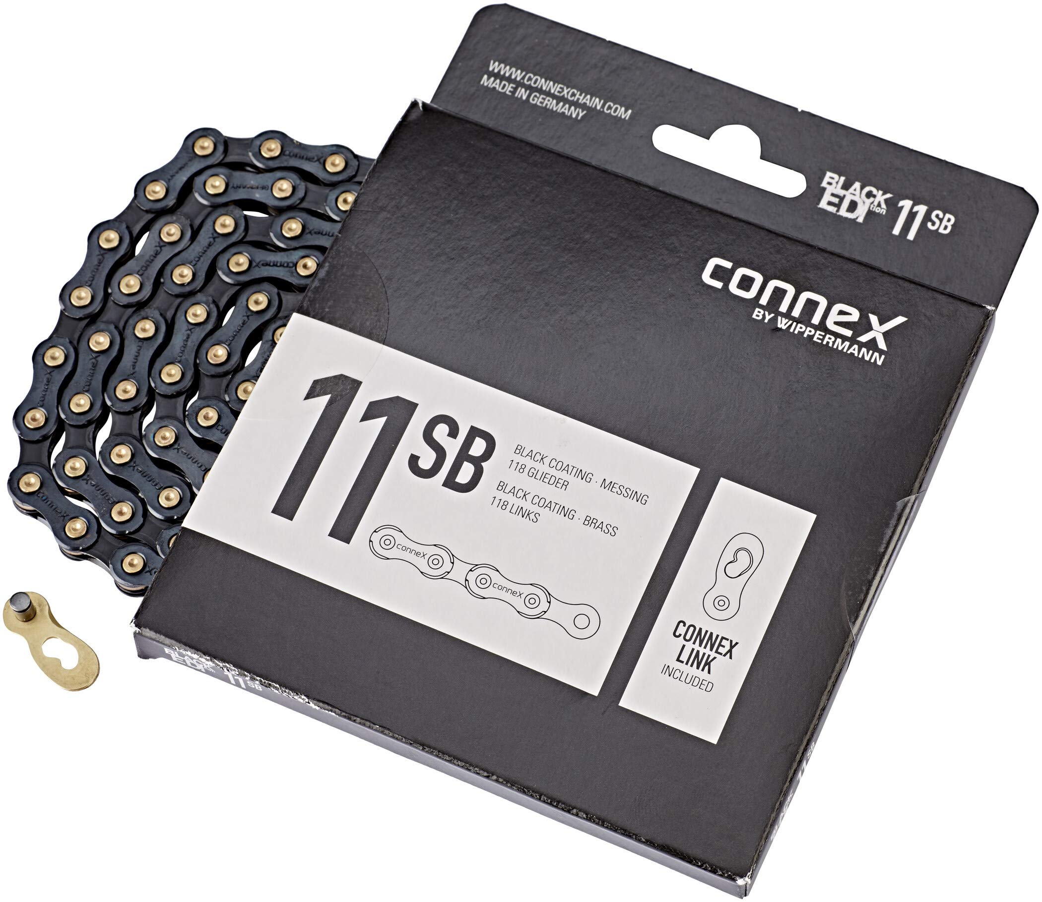 Wippermann Connex Chain 11SB 11 Speed Corrosion Protection - Black