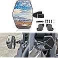 2-Pack Adjustable Folding Side Mirrors For Kawasaki Teryx & Teryx4 800 (2016-2025) – Wider View, Matte Black