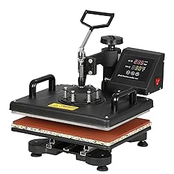 F2C 5 in 1 Pro Heat Press Machine 12x15 Digital