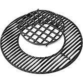 Uniflasy 8835 Cast Iron Grill Grate for Weber 22 and 22.5 in Kettle Grills Gourmet BBQ System
