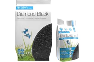 Aqua Natural Bio Substrate and Dry Substrate kit for New and existing Aquariums, Diamond Black, BIOKIT004