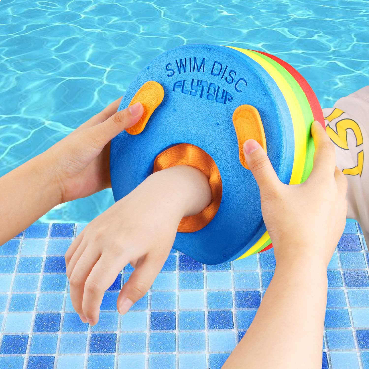 8 Piezas Espuma Mangas del Brazo de Flotabilidad Discos Flotantes Manguitos Natacion Niños