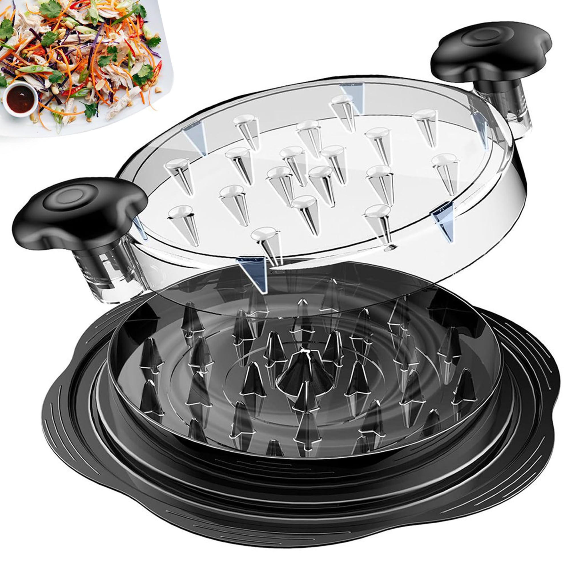 Photo 1 of Chicken Shredder Tool for Meat – Manual Meat Shredder with Anti-Slip Base & BPA-Free Build – Quick Shredding for Pulled Chicken, Pork, Salads, Tacos – Dishwasher Safe, Easy to Use
