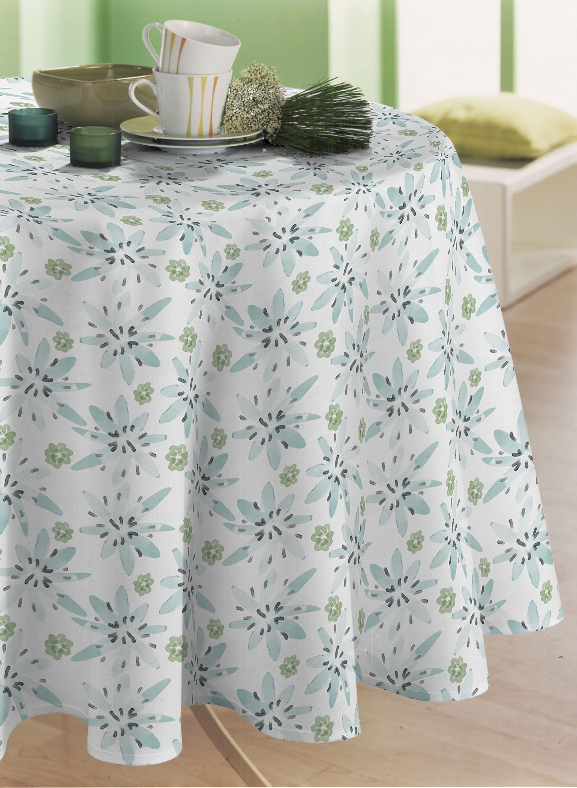 CALITEX Luminary Wax Tablecloth 140 cm Round