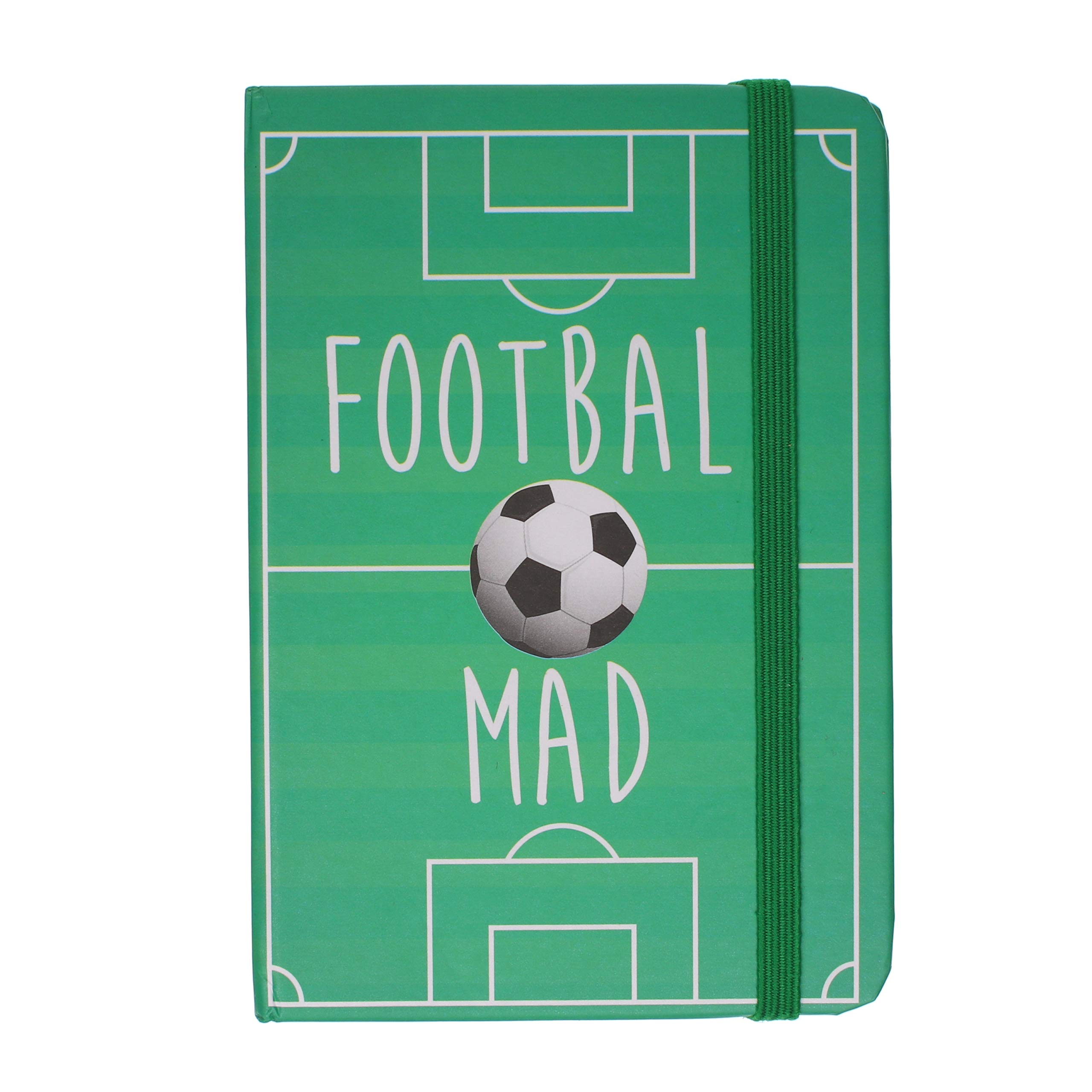 Football Mad A6 Hardback Ruled Pocket Notebook
