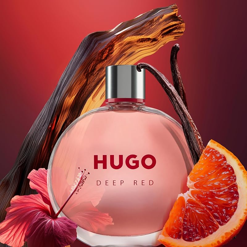 HUGO Deep Red Eau de Parfum para mulheres 75 ml