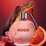 HUGO Deep Red EdP for Her 75ml New Packaging Ambery Clementine Freesia view 3