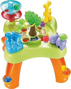 Baybee Infunbebe Learning Multi Games Activity Table with Balls, Trees, Animals, Music, Light, Activity Ball Run Table Toddlers,Baby Toys Chair || Kids Toys