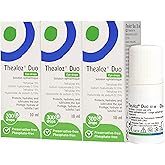 Thealoz Duo Eye Drops (3x10ml) - Clinically Proven Formula for Dry Eyes, Hydration with Hyaluronic Acid & Trehalose, Soothes 